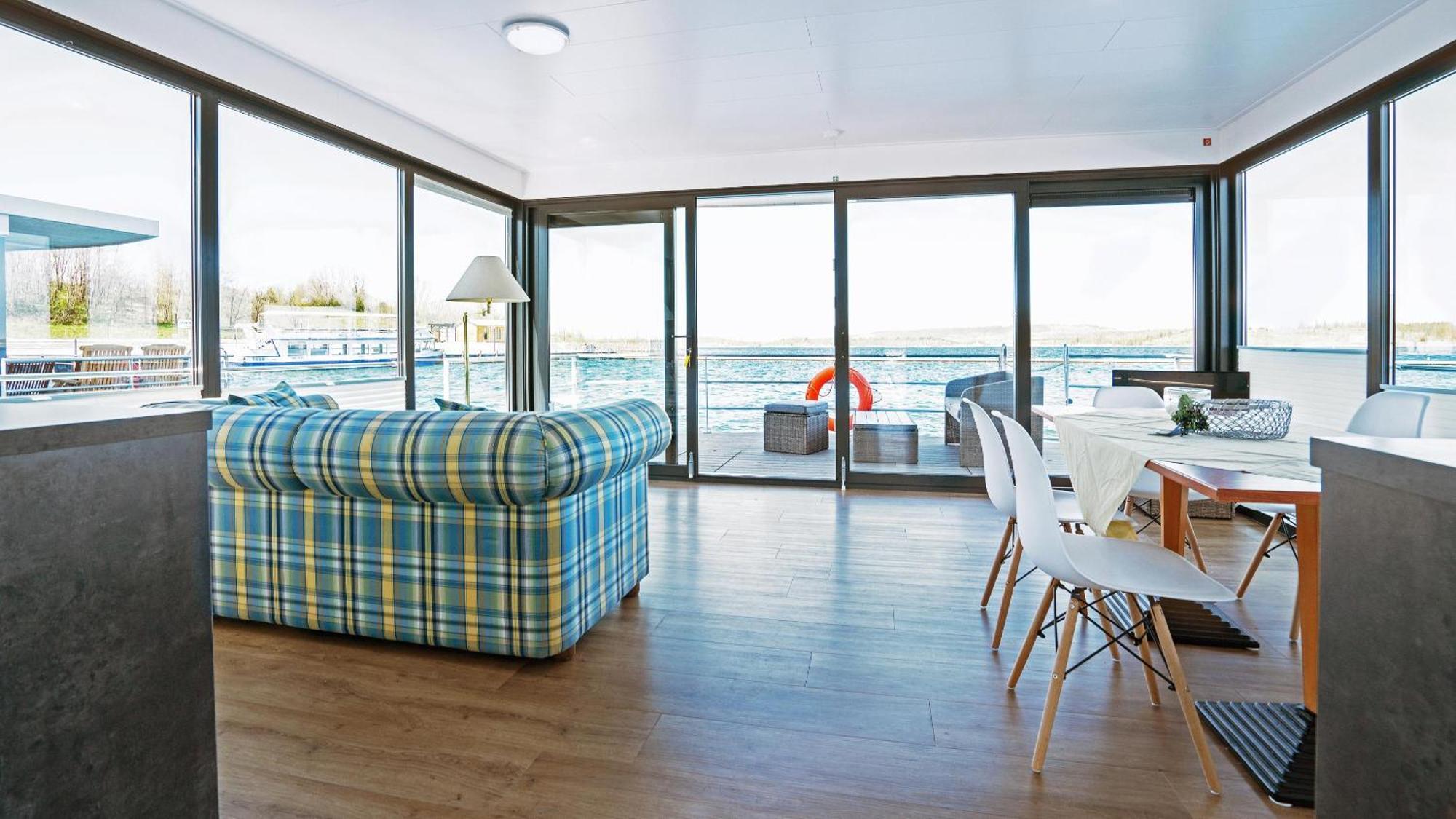 Hausboot Geiseltalsee - Floating House - Well Hausboote - Family & Friends Braunsbedra Buitenkant foto